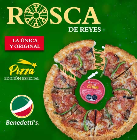 La Rosca Pizza De Benedetti's Pizza Aumenta El Sabor Del Día De Reyes